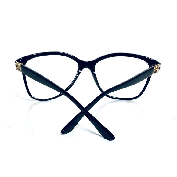 Versace Black Wayfarer Glasses Italy